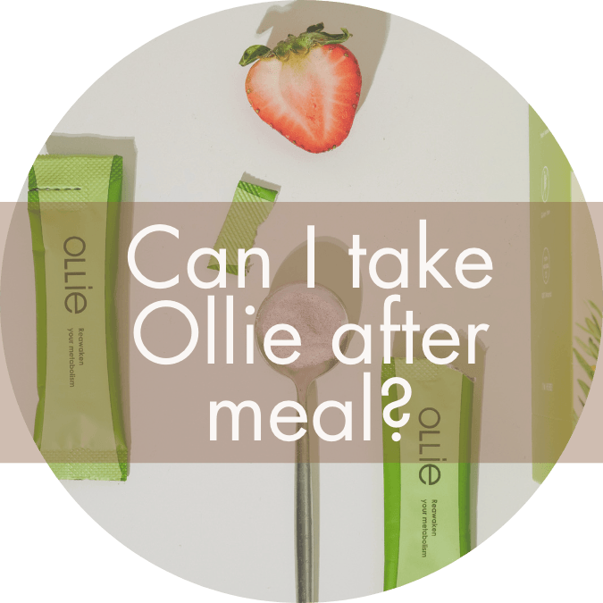 Can I take Ollie after meal? - PIXIEPAX