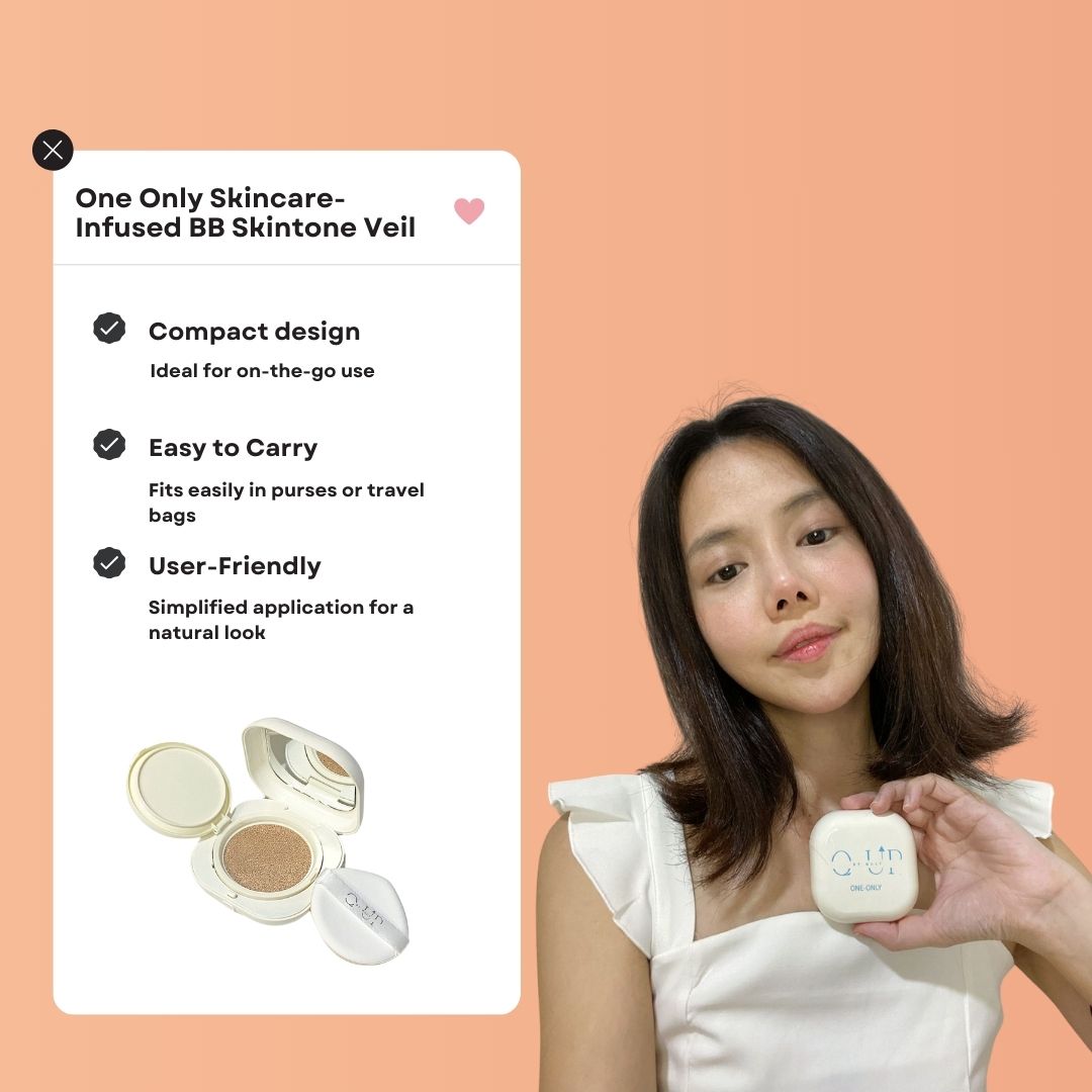 PROMO: Qup One Only BB Cushion Skin Veil SPF50+
