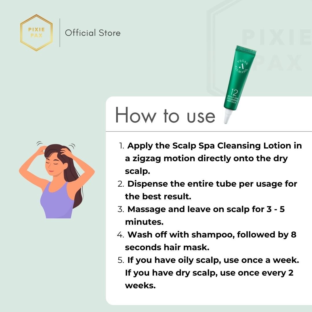 AllMasil Scalp Spa Cleansing Ampoule - PIXIEPAX