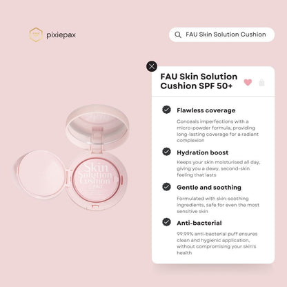 FAU Korean Skin Solution Cushion SPF 50+ - PIXIEPAX