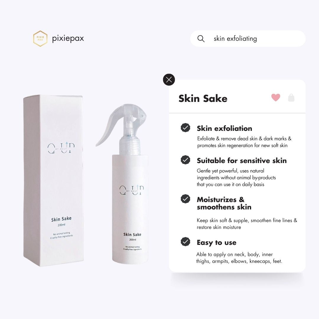Qup Skin Sake - PIXIEPAX